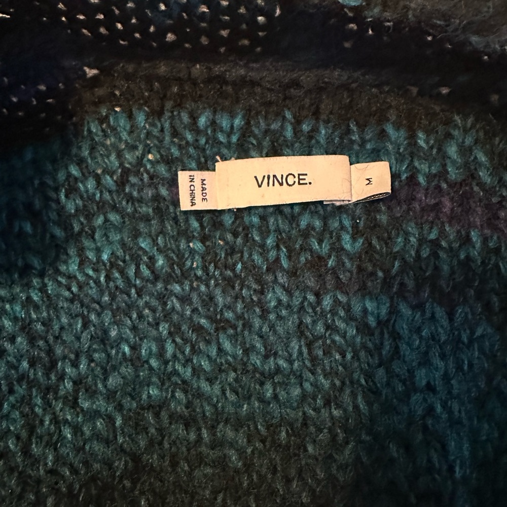 VINCE Boucle Knit Waterfall Sweater Vest - Picture 9 of 9